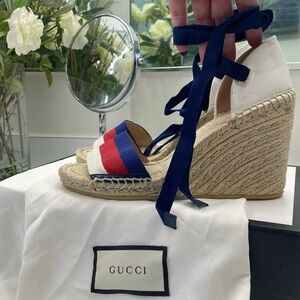 Gucci Espadrille Wedges